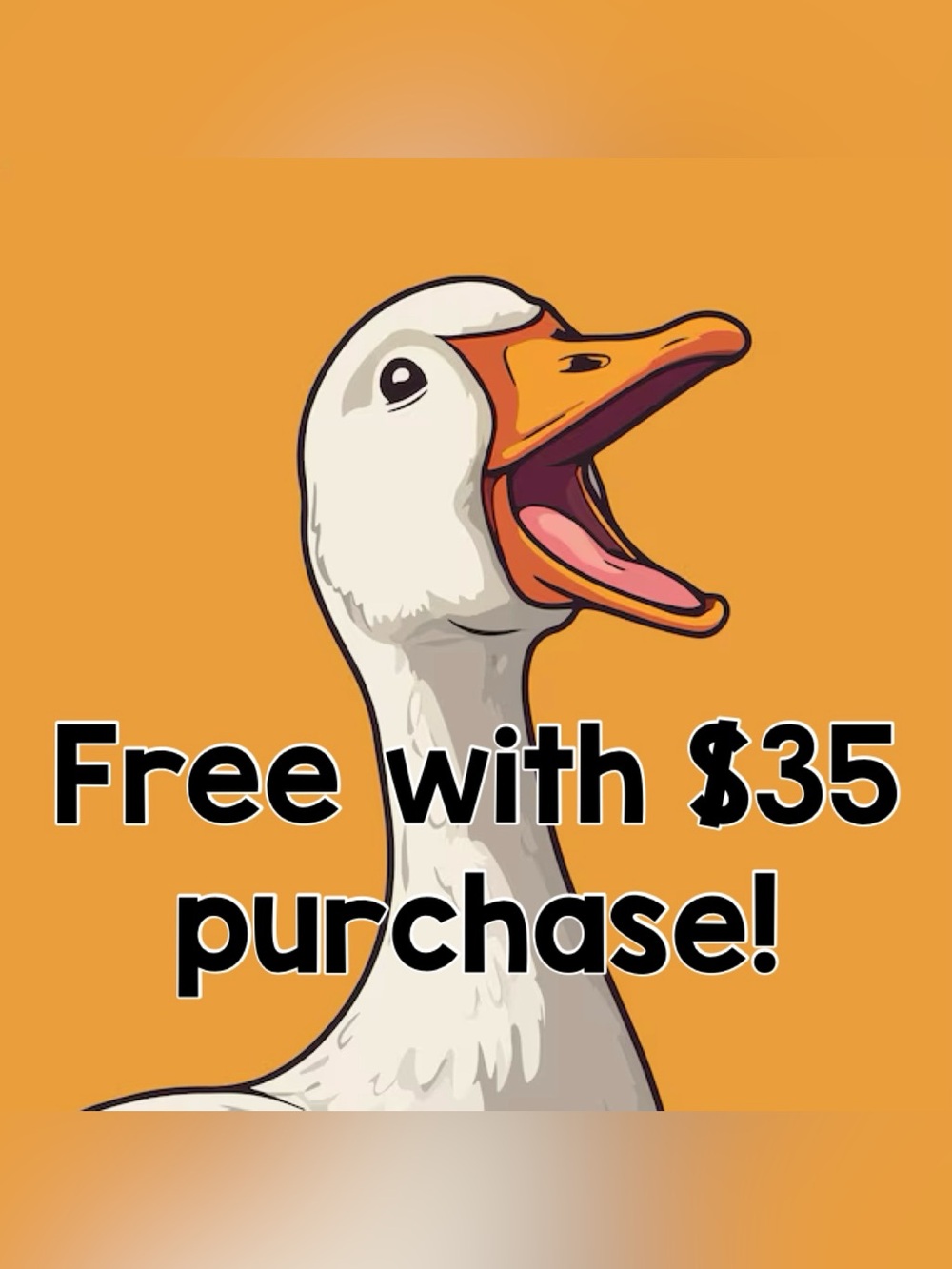 FREE WITH $35 PURCHASE!